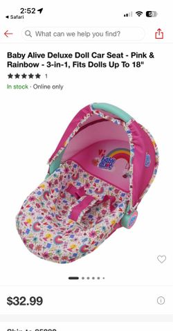 Baby Alive Baby Doll Carrier