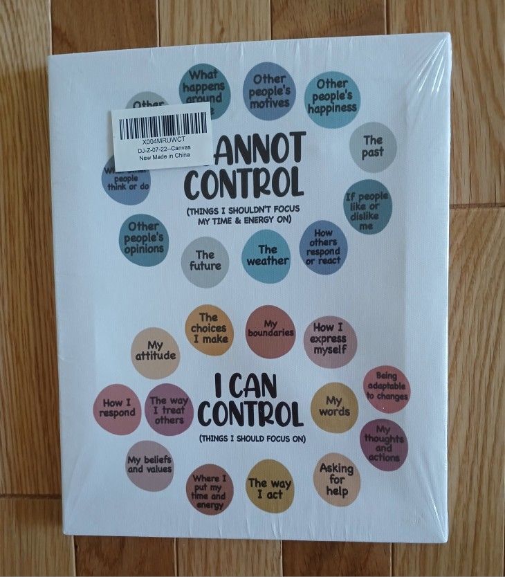 NEW. Canvas Encouragement 8x10  Wall Decor