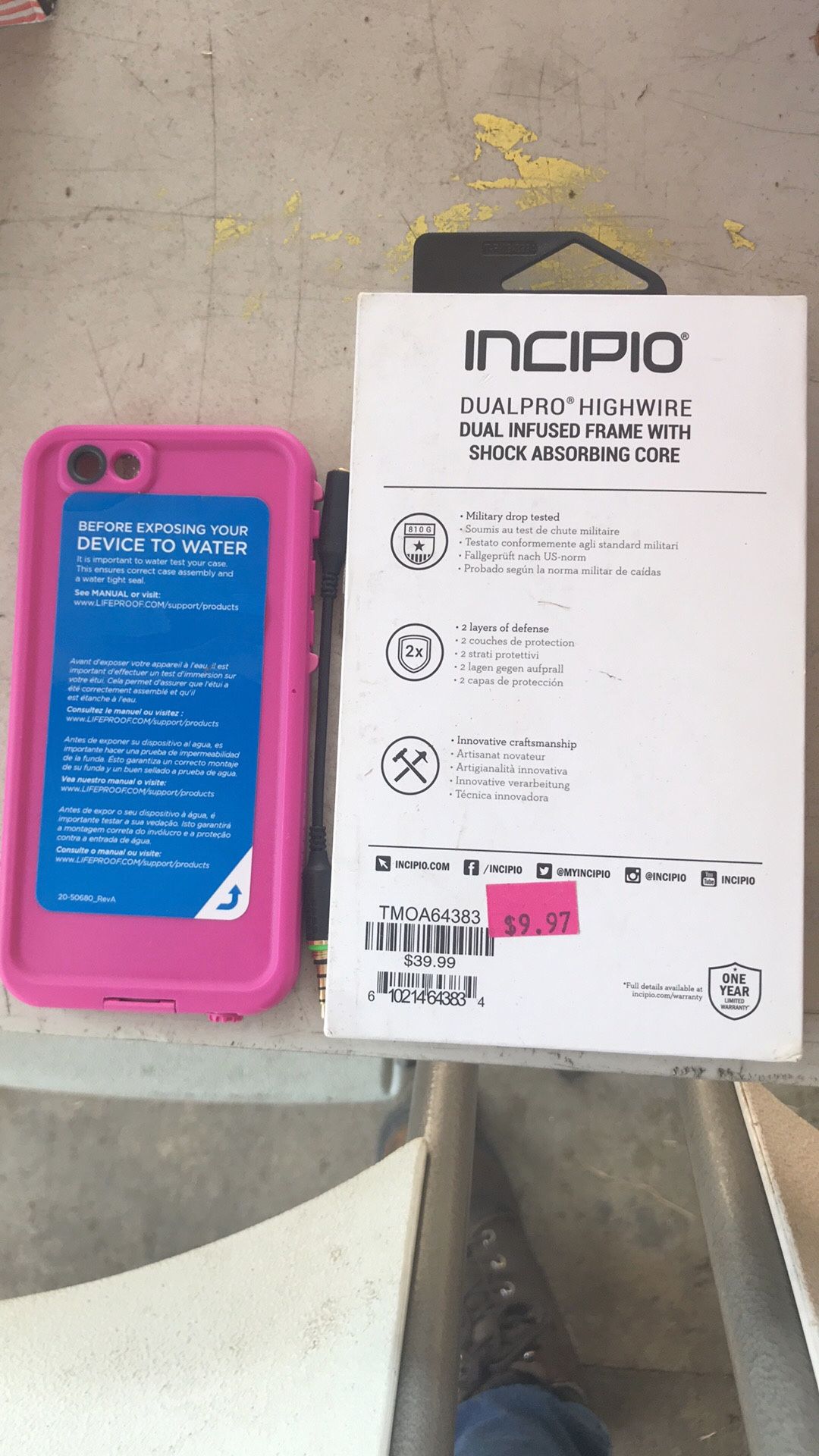 6s Lifeproof case never used