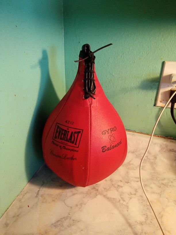 Vintage Everlast Gryo Balanced Boxng Speed Bag 4212