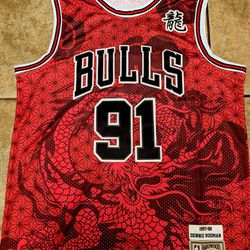 Dennis Rodman Bulls Jersey 