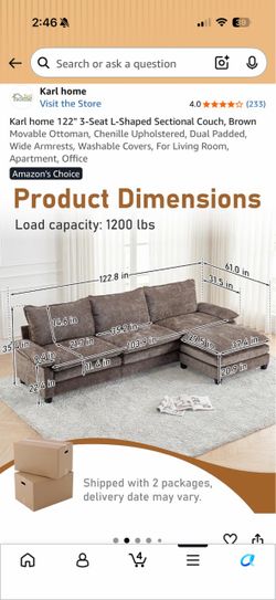Couch sectional