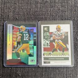 (2) Aaron Rodgers Cards