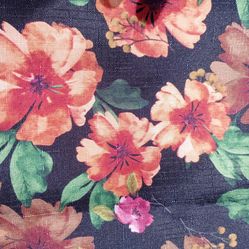 Tablecloth rust floral
