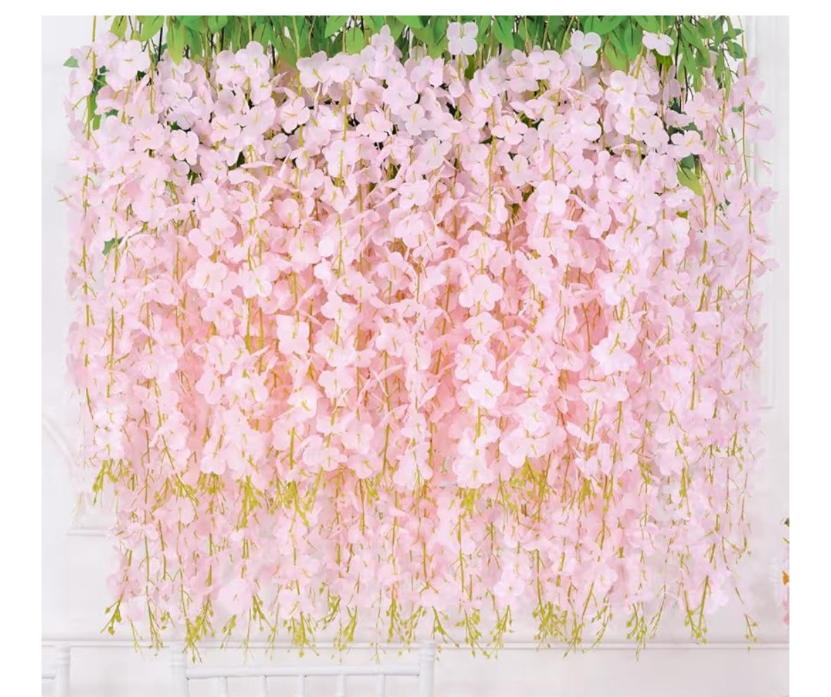 Wisteria Hanging Flowers 