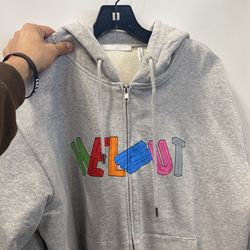 Helmut Lang Vapor Heather Hoodie Size M