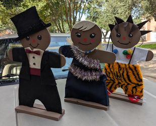 Wooden Gingerbread Man Cutouts