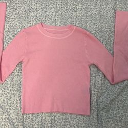 SHEIN Pink Long Sleeve Size: Small