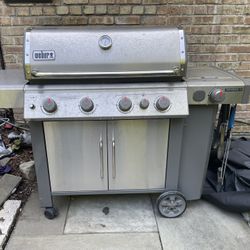 Weber – Genesis II S-435 4-Burner Propane Gas Grill – Stainless