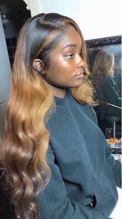 Hand colored wig