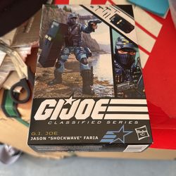 G.I. Joe Classified Series #105 Jason “Shockwave” Faria Action Figure 6" Figure