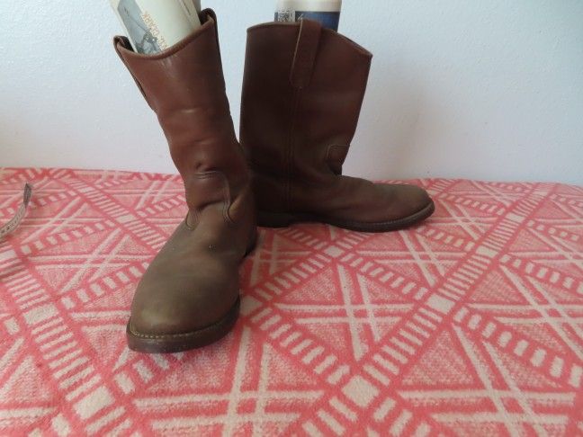Red Wing 1178 Pecos Western Work Boots Heritage Nailseat Size 10.5 D USA