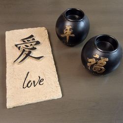Love, Peace And Happiness Decor