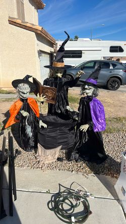 Halloween Witches Lights And Sound Effects