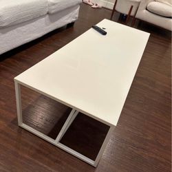 White Acrylic Coffee Table
