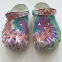 Tie Dye Crocs Women’s Size 7 