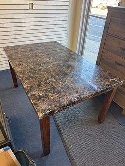 Ashley Furniture Faux Marble Top Dining Table