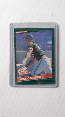 1986 Donruss The Rookies Jose Canseco RC.