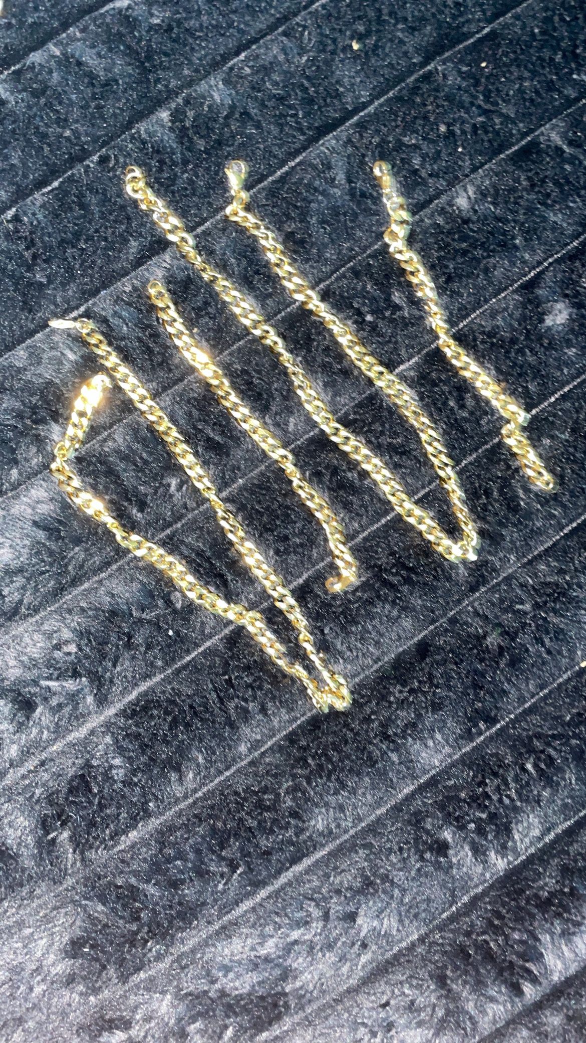 Gold Cuban Link His and Hers Set