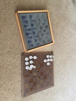 Glass Chess Boards and Pieces