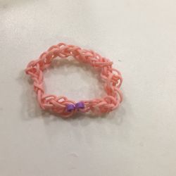 Pink Rubber Band Bracelet 
