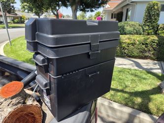 2 RV Boat Battery Boxes