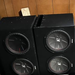 4, 12 inch kicker subwoofers 