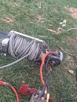 Electric Winch with Steel Cable