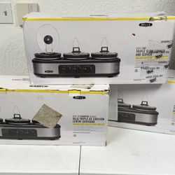 Triple Slow Cooker 