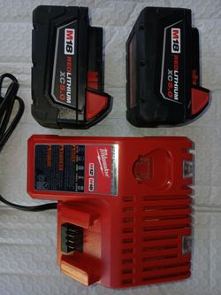 Milwaukee Batteries & Charger
