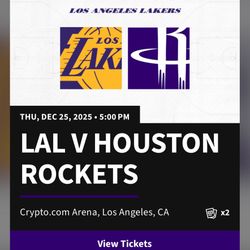 Lakers game Christmas day