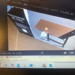 Artist Drawing Table.   Unopened Box 