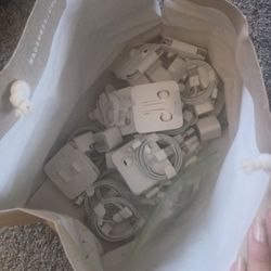 Apple Charger, Connectors And Earphones 