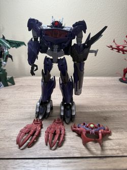 Transformers Prime Beast Hunters Voyager Class Shockwave - Complete - Loose Joints