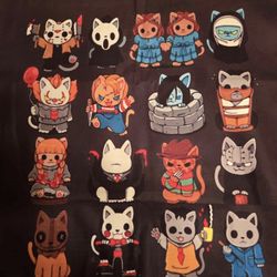 Horror Kittens Pillowcase (17”X17”)