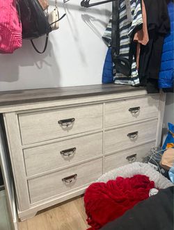 Dresser and Both Side Tables