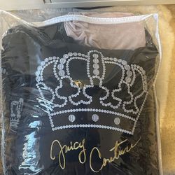 Juicy Couture Black And Pink Bed Set 