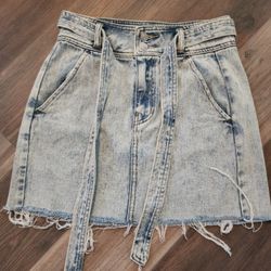 Pac Sun Jean Skirt In Size 24