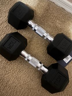 Pair 15 lbs dumbbell