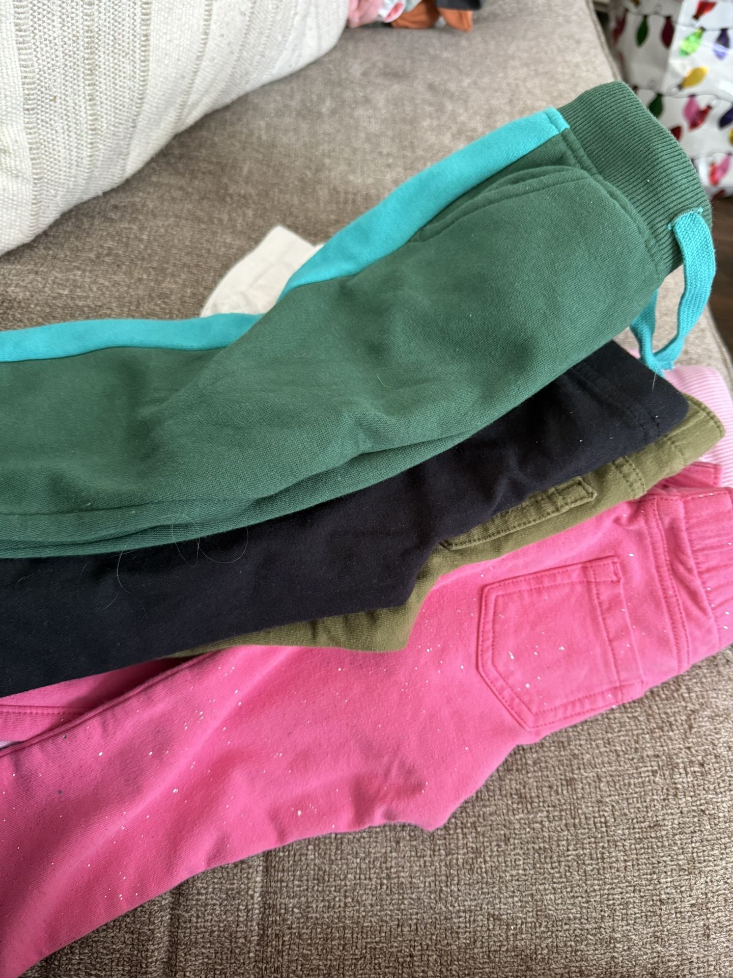9 Pairs Of 2t Girls Pants 