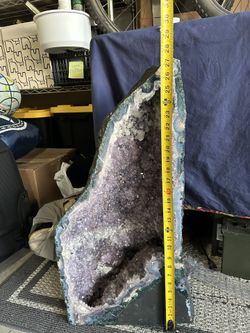 Large Amethyst Geode Crystal Cave – 30” Tall