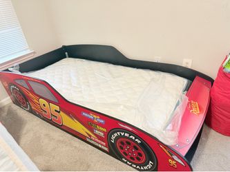 Lightning McQueen Twin Bed and Mattress
