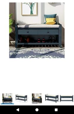 Shoe Bench, Entryway Storage Bench