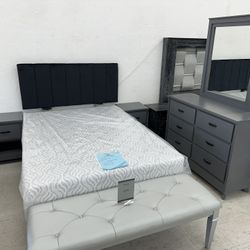 New Grey Bedroom Set (Full/Twin)