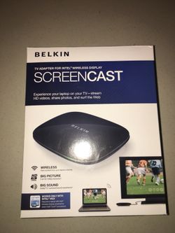Belkin screencast tv adapter intel wireless display