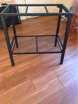 Aquarium stand for a 20 Gallon tank.