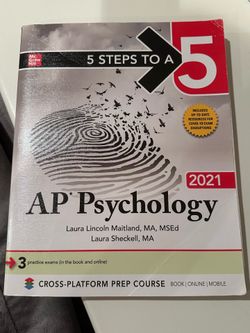 5 Steps to a 5: AP Psychology Exam Prep Book (2021)