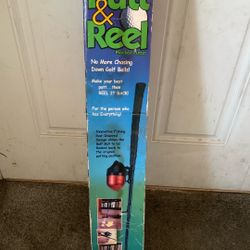 PUTT & REEL THE ULTIMATE PRACTICE TOOL FOR GOLF LOVERS NO MORE CHASING DOWN GOLF BALLS 