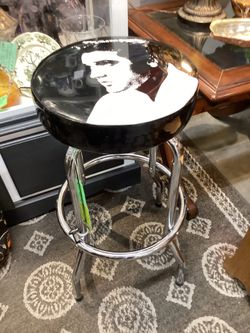 Elvis Presley swivel stool by Evandale