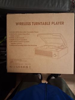 Bluetooth wireless turntable